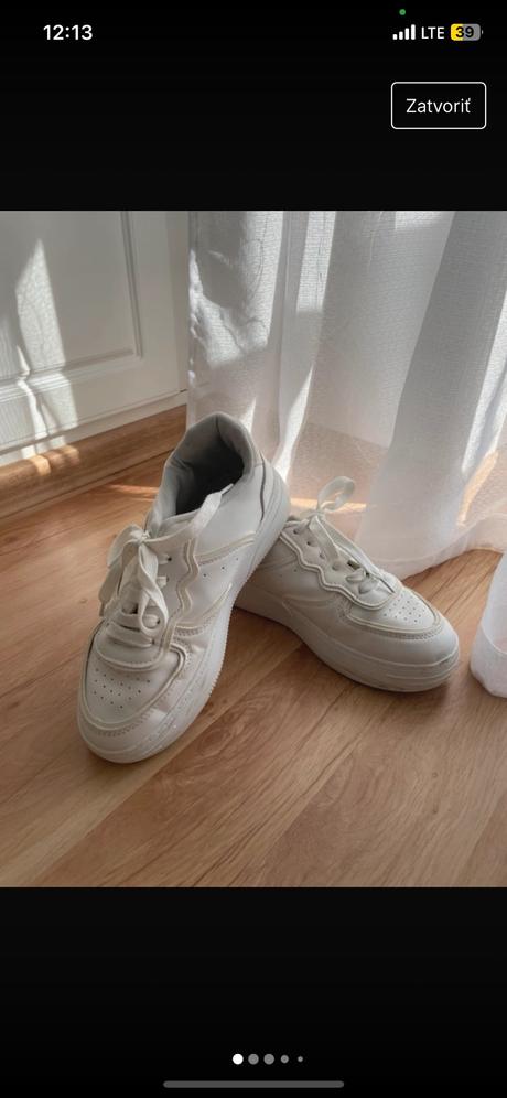 Moderne tenisky na platforme, 38