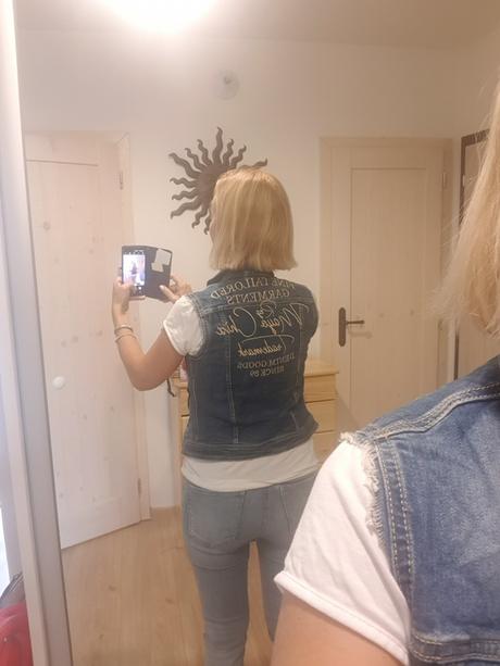 Znackova jeansova vesta mayo chix.xs-s, mayo chix,s