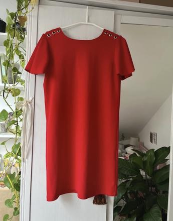 Červené šaty na vianoce, reserved,s