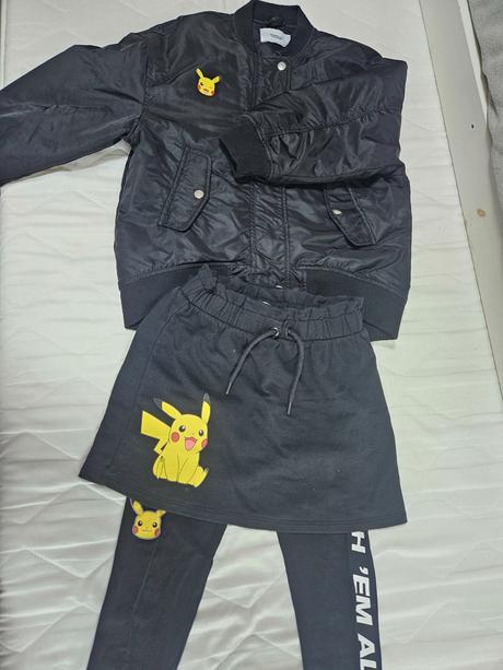 Bunda pokemon + sukňa + legíny, reserved,146