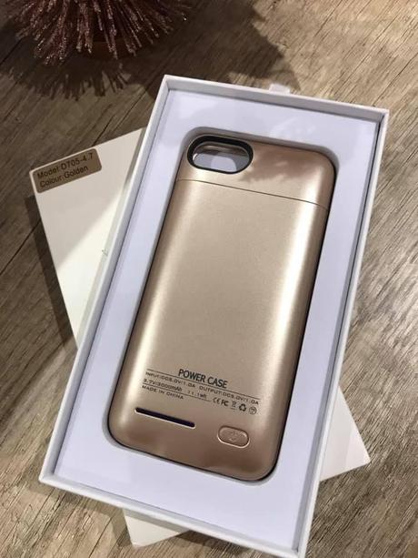 Externý nabíjací kryt gold iphone 6, apple
