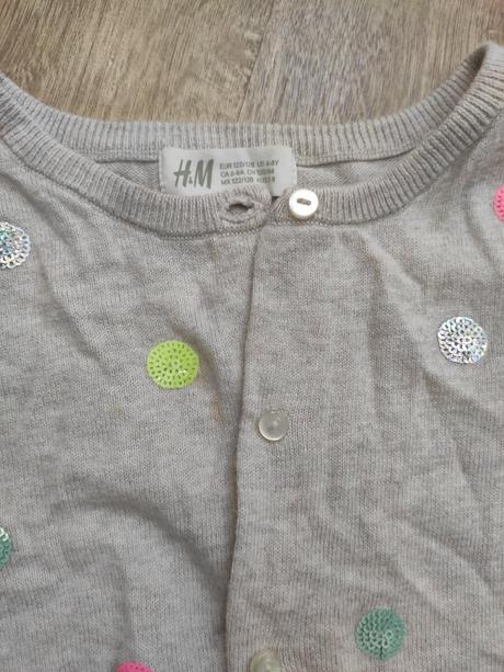 Krásny svetrík,zn.h&m,vek 6-8rokov,122/128, h&m,122