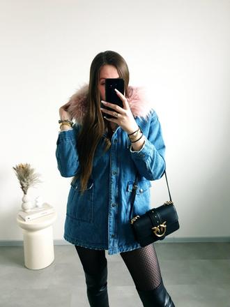 Zara bundička s kožušinou xs, zara,xs