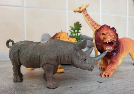 Safari zvieratá - 4 väčšie kusy, 