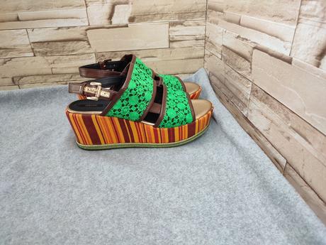 Geox 38 - dámske sandále na platforme, geox,38