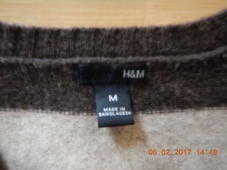 Sveter pasikavy, h&m,m