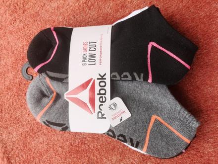 Reebok dámske ponožky 6 párov veľkosť 36-42, reebok,36 - 42