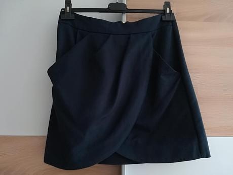 Tmavomodrá nariasená sukňa, mohito, 38, mohito,m