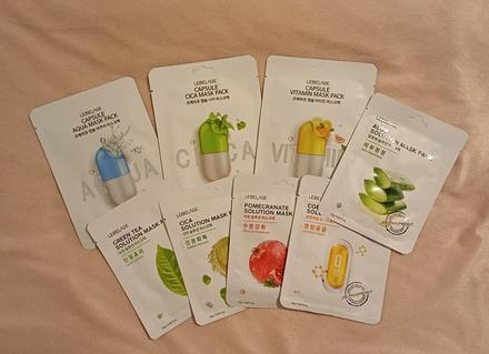 Kórejské pleťové textilné masky 8ks, 