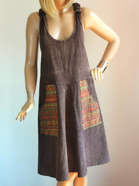 Oversize šaty z nepálu, l