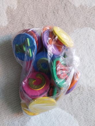 Penové pečiatky abeceda,