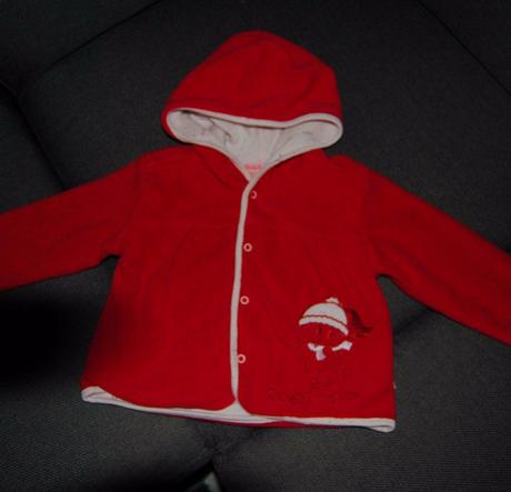 Flísová mikinka s kapucou, 86