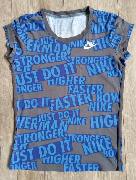 Sivomodré tričko nike, nike,xs