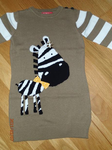 Pletená tunika so zebrou, funky diva,110