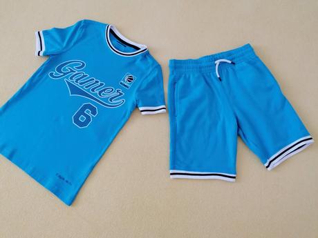 Tričko a šortky set 7-8 rokov, f&f,128