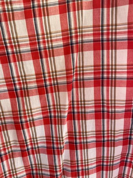 Letná káro blúzka v.42/44, 42