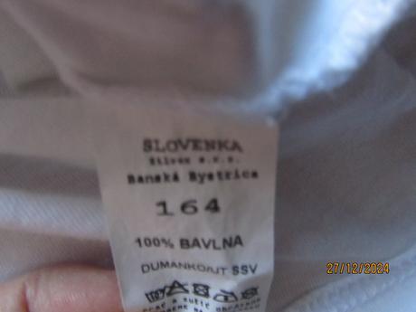 Tričko slovenka 164, slovenka,164
