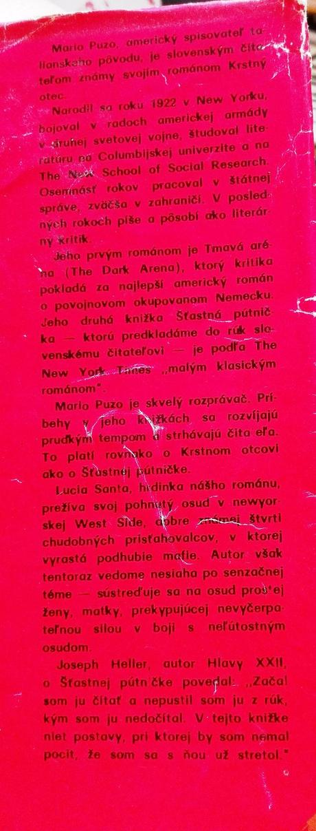 Šťastná pútnička - mario puzo, 