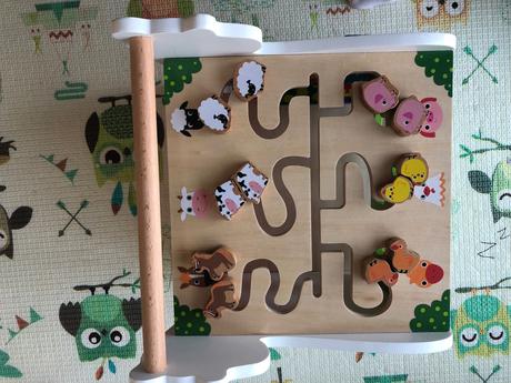 Small foot drevené chodítko medvedík, 