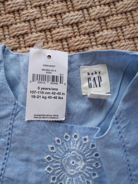 Belasé šaty gap s čipkou, gap,110