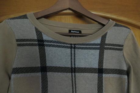 Barbour tartan original luxusny svetrik s-l, m