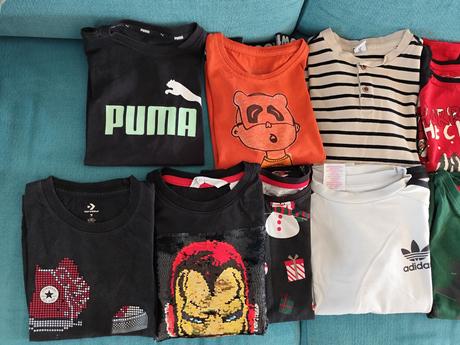 Balík tričiek v. 122/128-134, 128