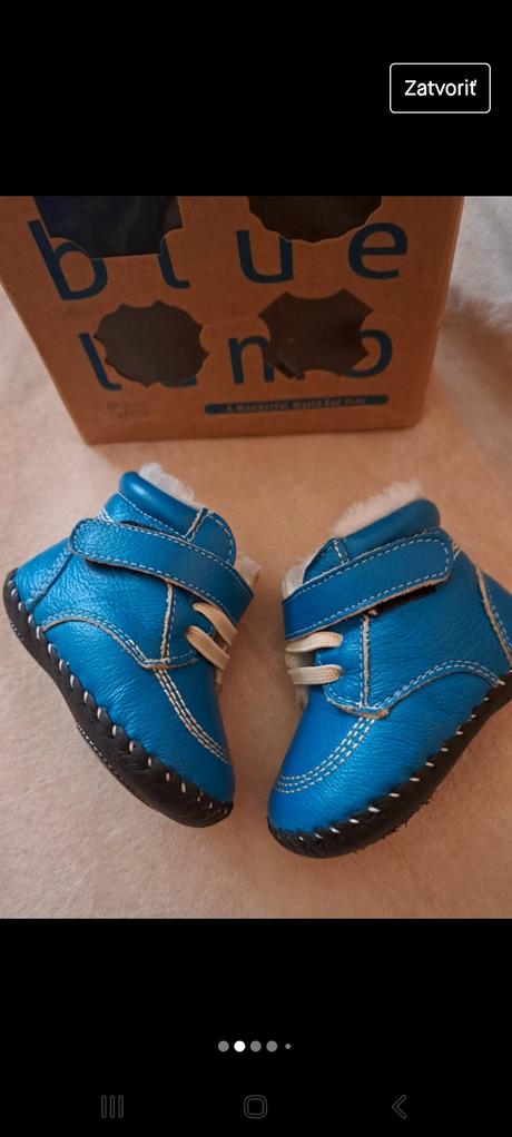 Capacky kožené, little blue lamb,19