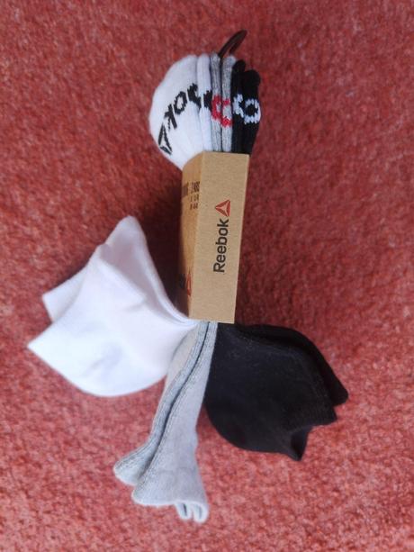 Reebok pánske ponožky 3 páry veľkosť 40-45, reebok,40 / 42 / 44 / 46
