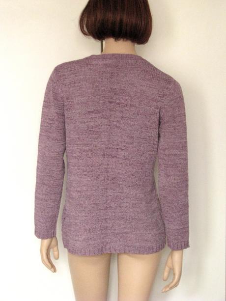 Fialový svetrík, c&a,l