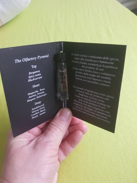 Vzorka/vialka parfum luciano soprani d soir, 