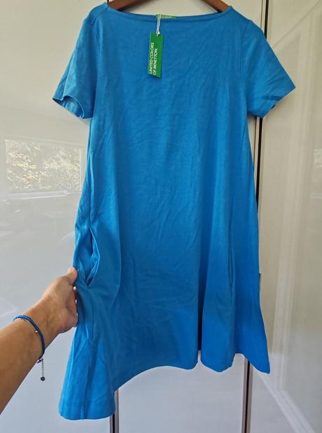 Tričkové šaty, benetton,m