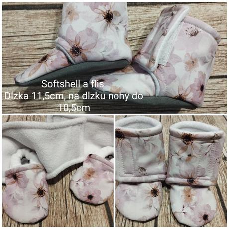 Softshellove capacky podsite flisom/barancekom,