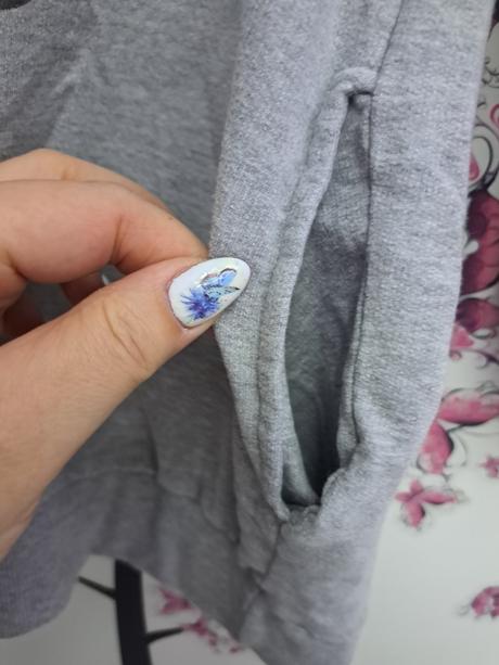 Predĺžená mikina, s