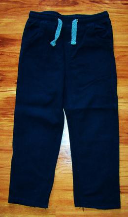 Plátené bavlnené nohavice, 122