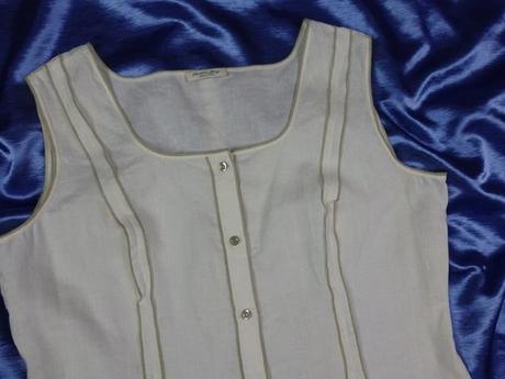 Luxusný letný ľanový top, 44