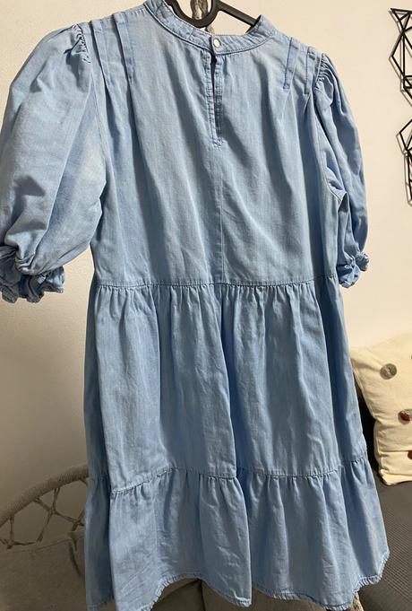 Šaty s puff rukávmi, bershka,xs