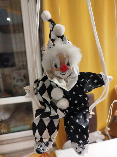 Šašo na hojdačke dekorácia, 