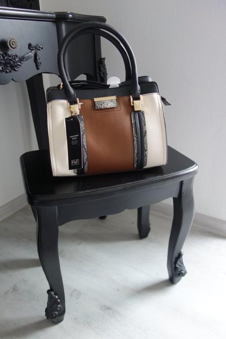 Hneda prakticka kabelka, f&f