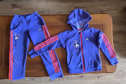 Teplejšia súprava adidas minnie disney 122/128, adidas,122