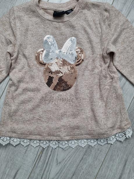 Trblietavy minnie svetrik disney, disney,110