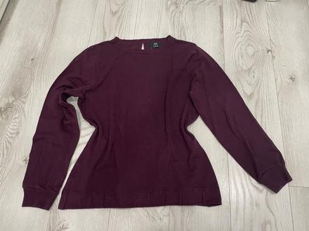 Bordový pulóver, f&f,42