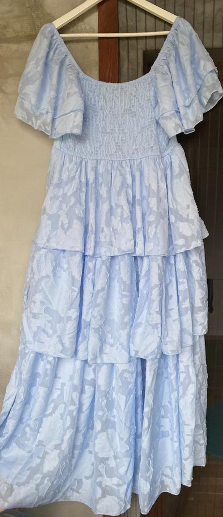 Volánové princeznovské spoločenské šaty, xl