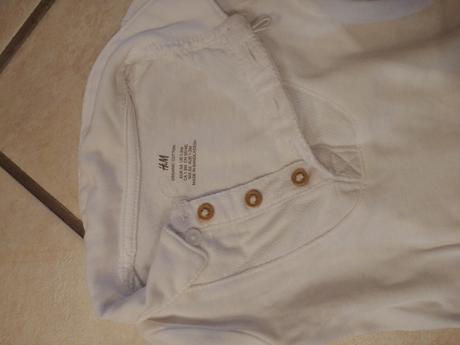 Chlapčesnké body biele hm, h&m,56