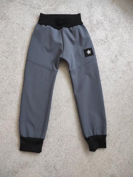 Softshellove nohavice handmade, 98 / 104 / 110 / 116 / 122