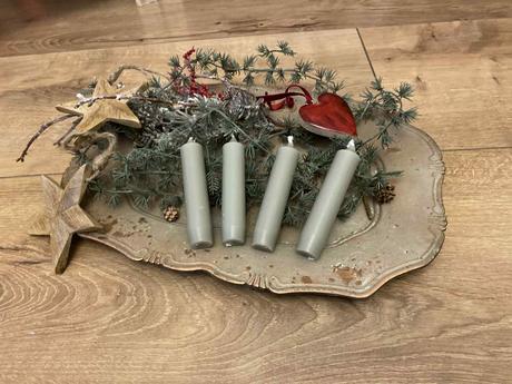 Sviečky svetlo zelené - 4 ks ( sada ),