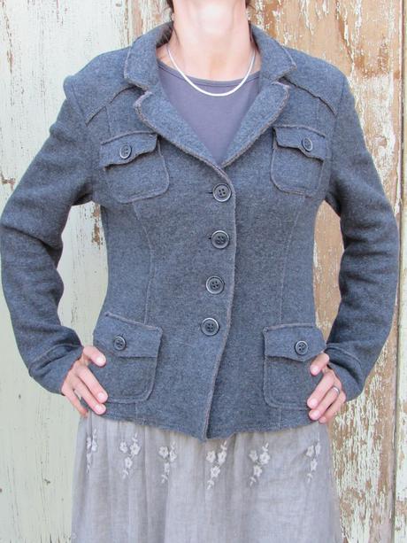 Vlnené sako/bundička, s