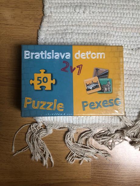 Bratislava detom 2v1 pexeso a puzzle, 
