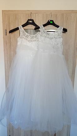 Šaty pre dvojičky s bolerkom na 1. sv. prijímanie, 134