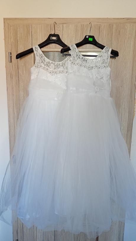 Šaty pre dvojičky s bolerkom na 1. sv. prijímanie, 134