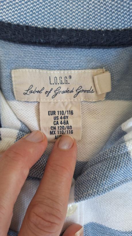 Polokošeľa 110/116, h&m,116